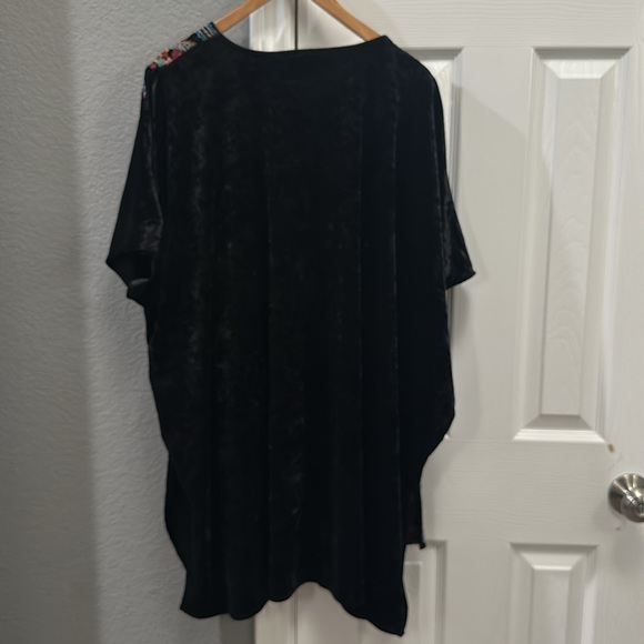 Andree By unit embroidered velour cardigan medium large - Picture 6 of 6